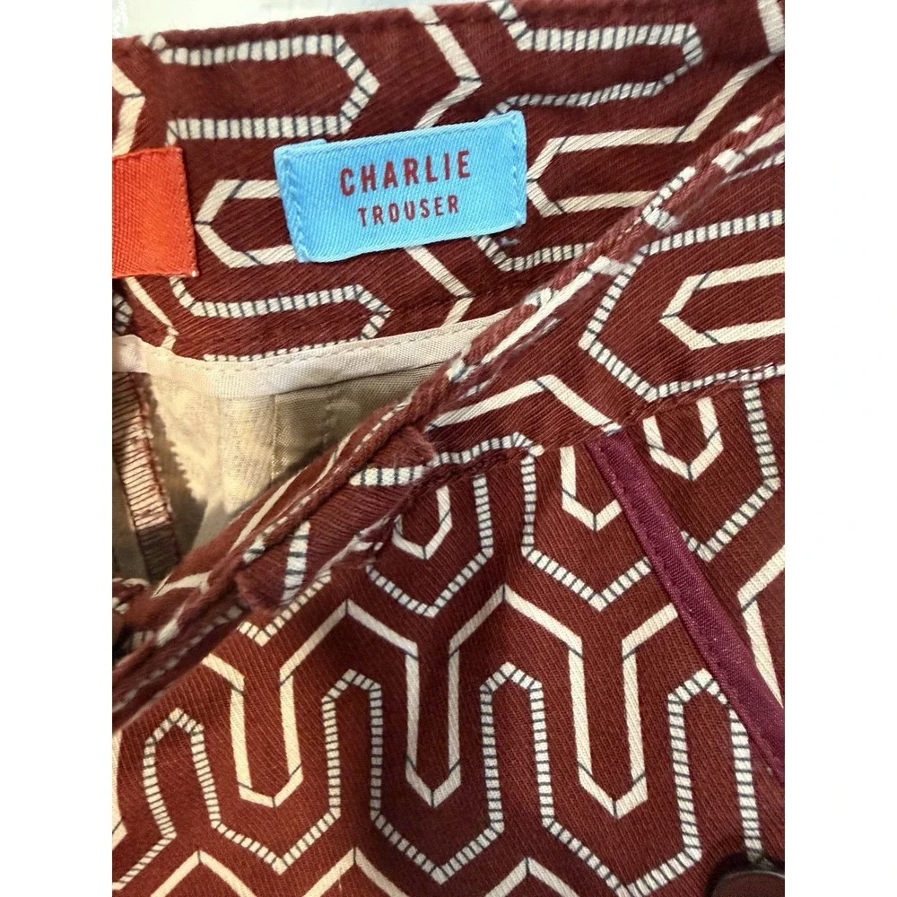 Cartonnier Anthropology Women's Charlie Trouser Rust Size 6